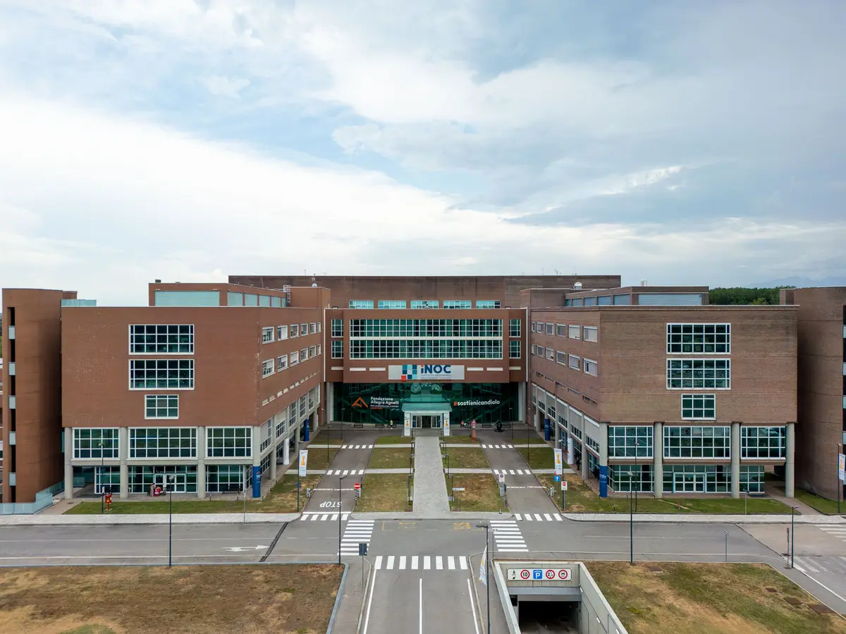 L’INOC – Istituto Nazionale Oncologico di Candiolo visto dall’alto